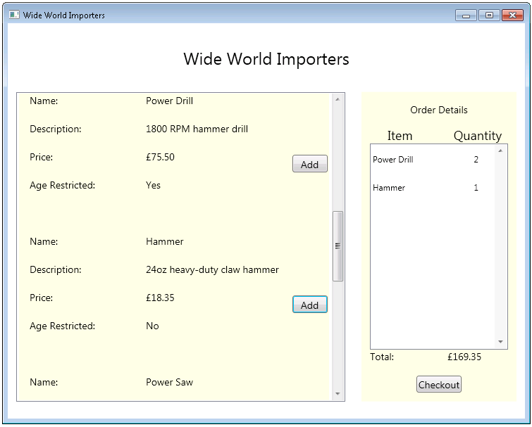 A screenshot of the Delegates application running on Windows 7.