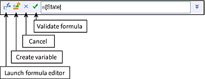 Revising the Formula of a Selected Object in a Cross Table