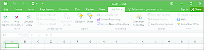 Live Office Ribbon from within Excel