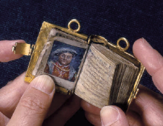 Miniature prayer books such as this one were often