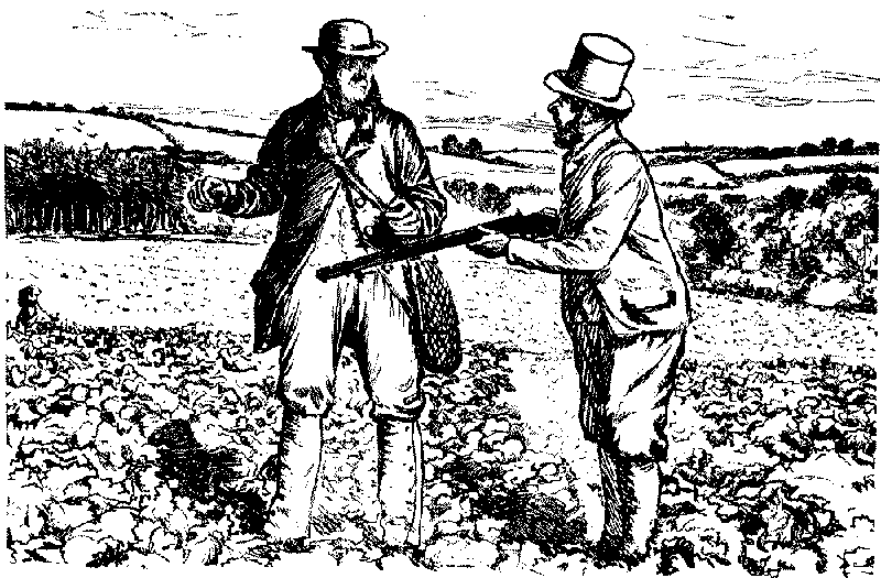 Two men talking