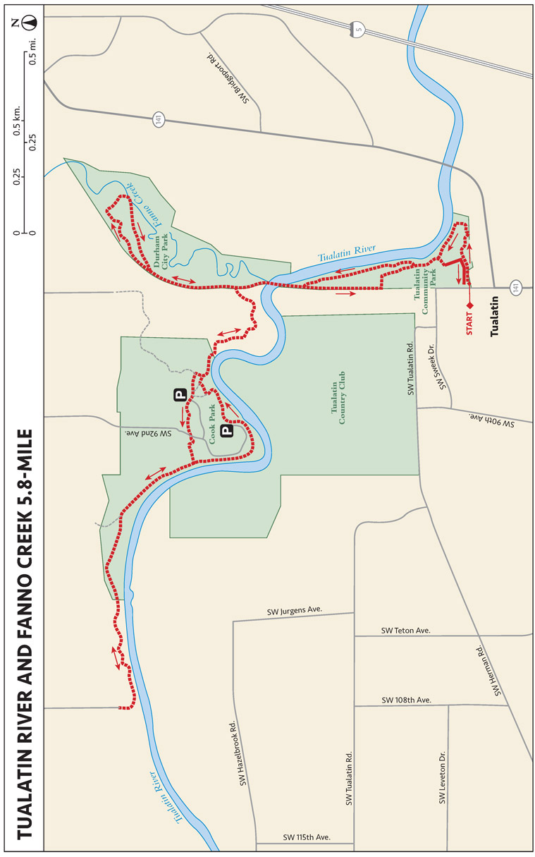 TUALATIN RIVER AND FANNO CREEK 5.8-MILE