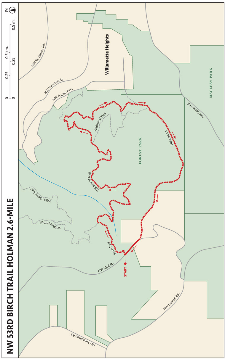 NW 53RD BIRCH TRAIL HOLMAN 2.6-MILE