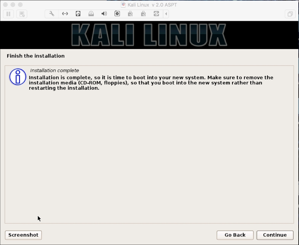 Installing Kali on a physical machine