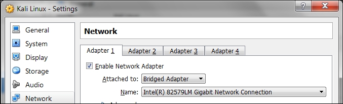 Setting up a wired connection