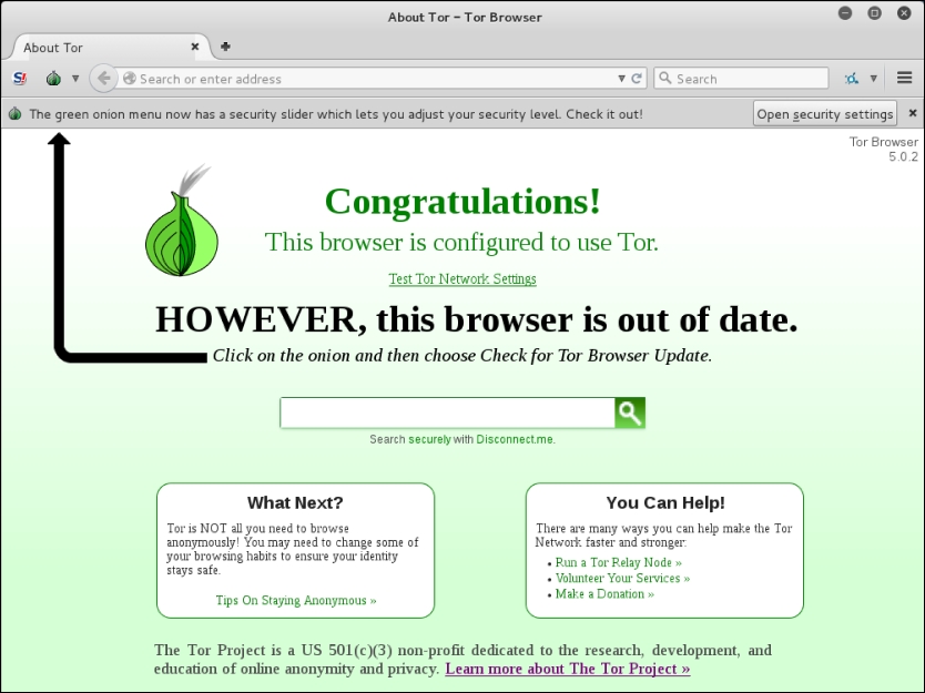 Installing the TOR Browser