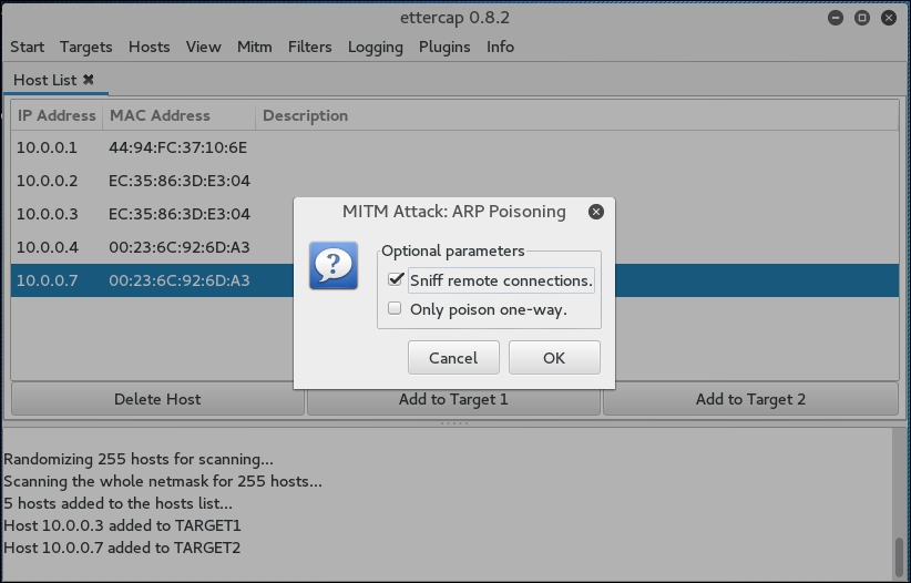 Sniffing WLAN traffic