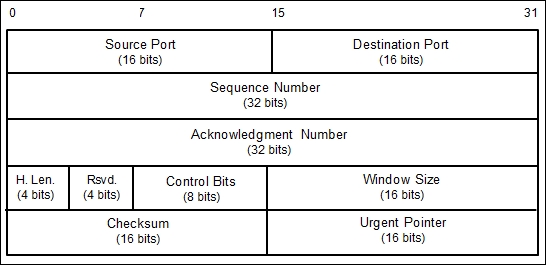 Understanding the TCP and UDP message format