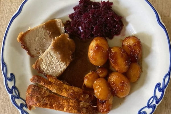 Danish Flæskesteg (Pork Roast)