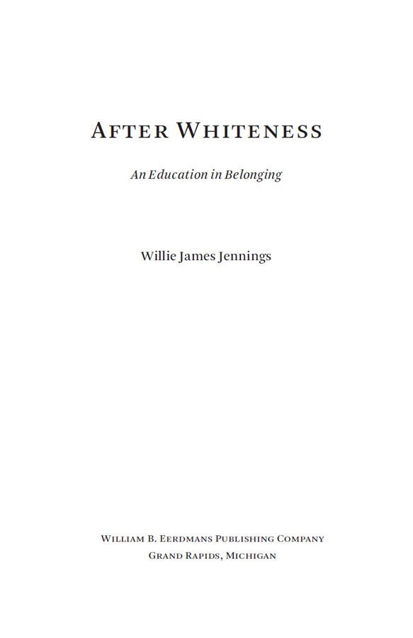 Book Title of After Whiteness