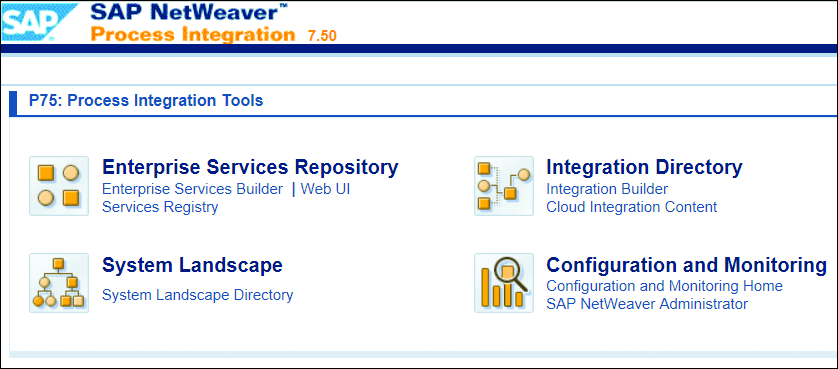 Process Integration Tools Landing Page