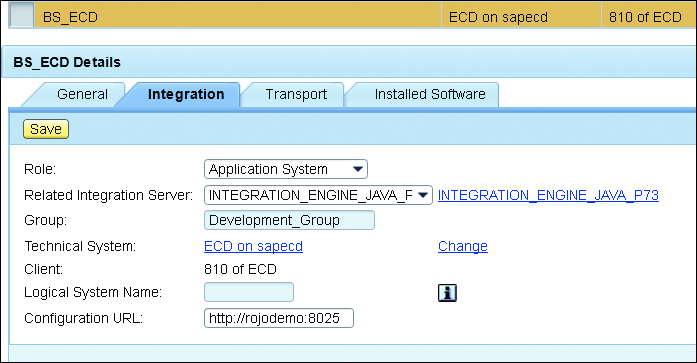 Business System: Integration Details