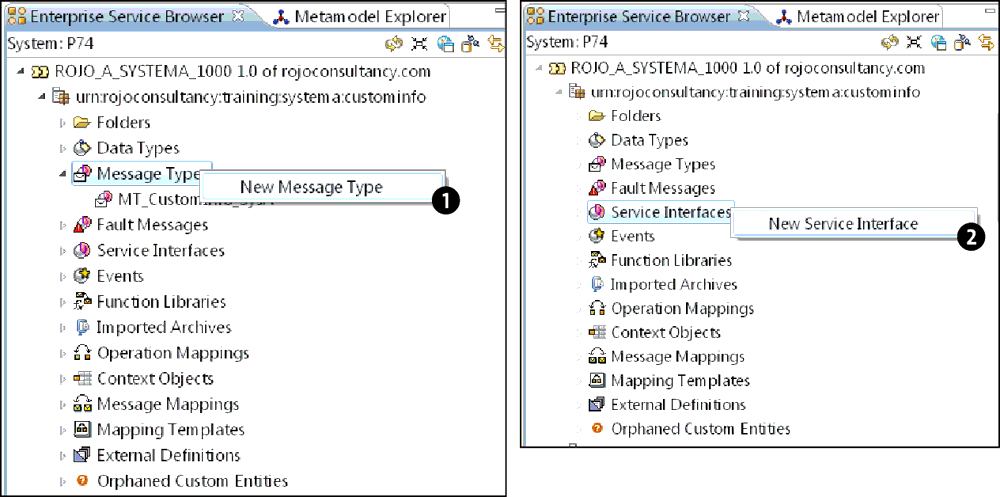 Creating ES Repository Objects from SAP NetWeaver Developer Studio