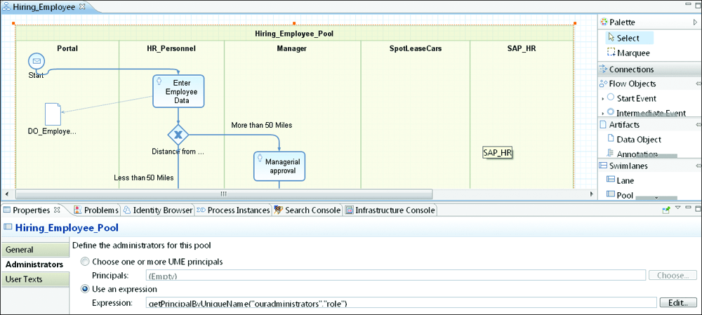 Pool Properties Displayed in the Properties Tab