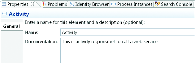 Flow Object Details in the General Tab