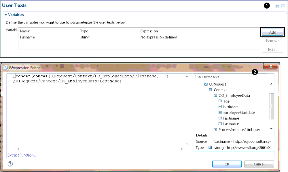 Creation of a Variable and Assigning It a Value via Functions and Data Objects