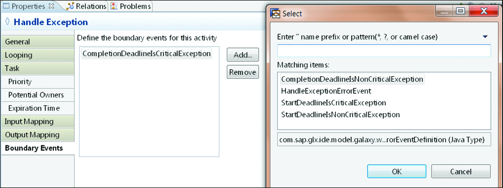 Steps Involved in Setting Up Boundary Events in a Human Activity