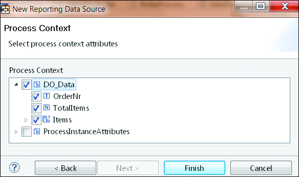 Creation of a Reporting Data Source