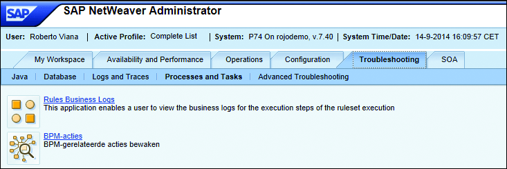 Business Rules Execution Logs