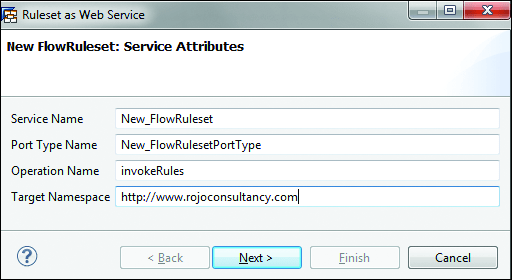 Ruleset as Web Service