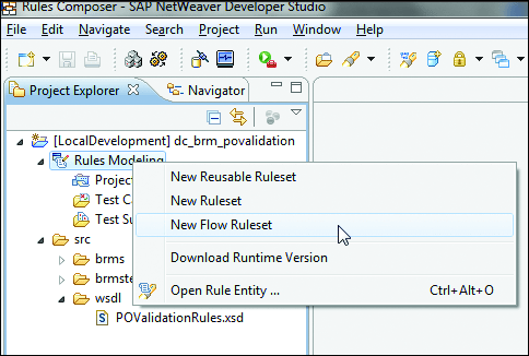 Creating the New Flow Ruleset