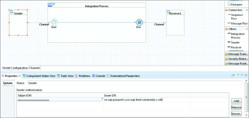 Configure Sender System and Maintain Authorization