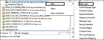 Creating a Data Type for the Message Structure