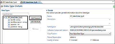 Data Structure for System B