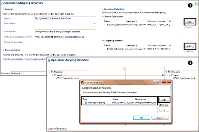 Operation Mapping with Outbound and Inbound Service Interfaces