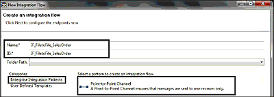 End-to-End File Scenario with the Point-to-Point Enterprise Integration Pattern