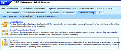 Troubleshooting: Log Viewer