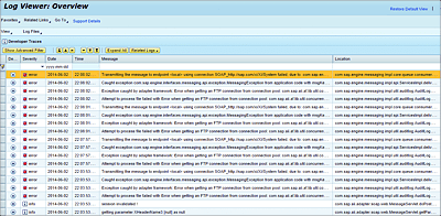 Troubleshooting: Log Viewer, Developer Traces