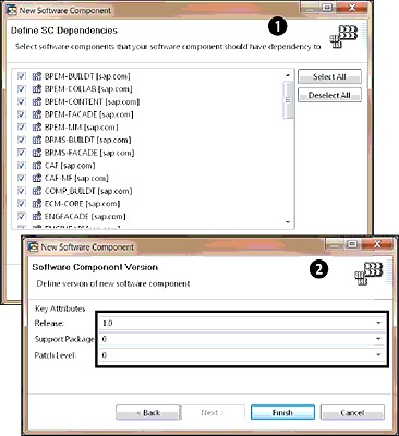 Software Dependencies Selection and Software Component Version Specification