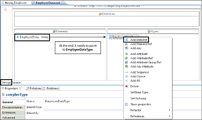 Adding a Type in the Data Type Editor in SAP NetWeaver Developer Studio