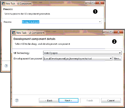 Selecting the Process and UI Technology to be Used for the SAP BPM Task