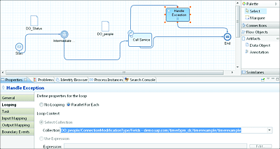 Example of a Human Activity Configured with Looping