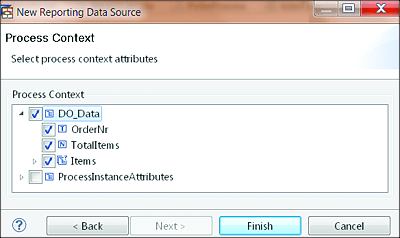 Creation of a Reporting Data Source