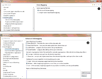 Changing the Default Automapping Matcher and Tuning the Algorithm of the Advanced Automapping