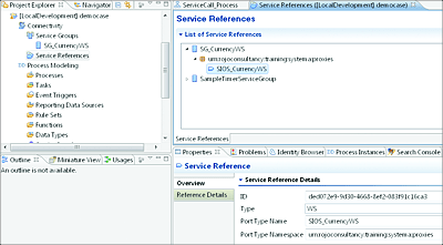 Setting the SAP BPM Service Reference to Call the Appropriate Service as WS