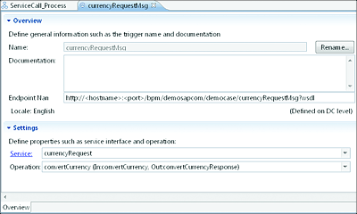 Endpoint of the SAP BPM Process as Seen in the Message Event Trigger