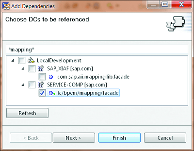 Adding the tc/bpem/mapping/facade Dependency