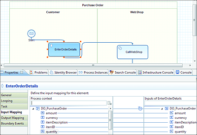 Mapping for Data Input and Output from and to the Web Dynpro UI