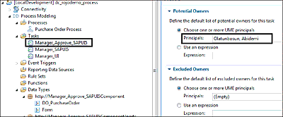 Assigning a Task’s Potential Owner to SAPUI5 for Task Execution