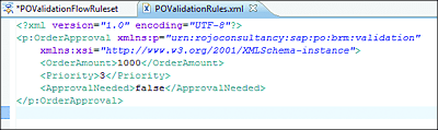 Test Scenario: POValidationRules.xml