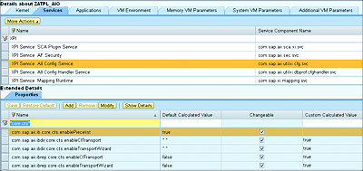 Configuring CTS Parameters in SAP NetWeaver Administrator