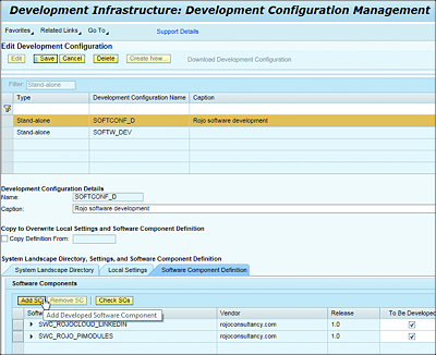 Development Infrastructure: Add SC