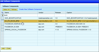 Development Infrastructure: Add Software Components