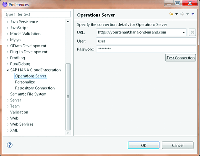 Setting Up the Operations Server in Eclipse