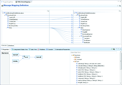 Mapping Definition between Source and Target Structures