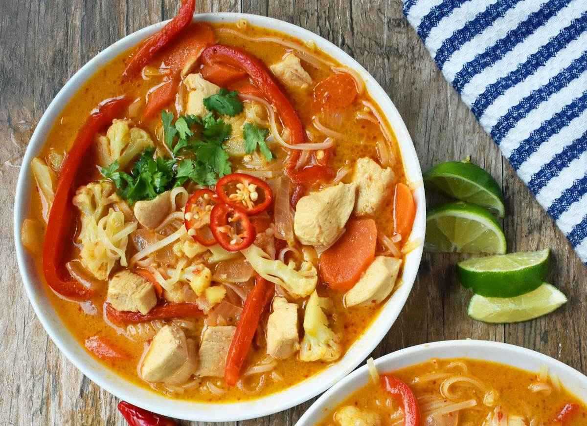 Thai Chicken Noodle Soup – Modern Honey